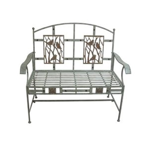 lot 3030 image: Birds On Branches Garden Bench