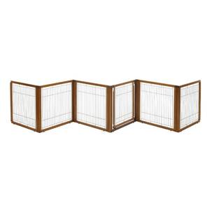 lot 3050 image: Richell 31.50H Convertible Elite Dog Gate, Autumn Matte