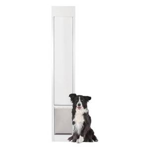 lot 3060 image: PetSafe Freedom Patio Panel, 81-Inch, Large, White