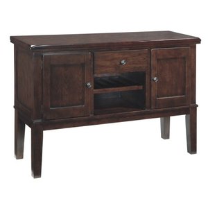 lot 7765 image: Signature Design By Ashley Haddigan Classic Dining Room Server, Dark Brown