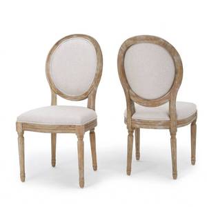 lot 7773 image: Phinnaeus Fabric Dining Chair by Christopher Knight Home (Set of 2) - Retail$339.00