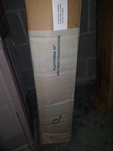 lot 7816 image: Zinus Joseph 10 Inch Metal Platforma Bed Frame  Mattress Foundation  Queen