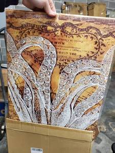 lot 7842 image: WALL ART -3 PIECE
