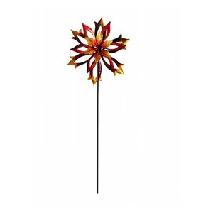 lot 7847 image: Alpine Corporation Double-Sided Flame Windmill Stake