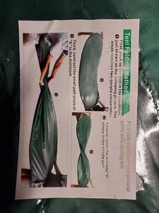 lot 7848 image: POP UP TENT TOLIETDRESSING