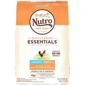 lot 7851 image: The Nutro Company Large Breed Puppy Food, 30-Pound