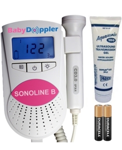 lot 7860 image: Baby Doppler Sonoline B Pink 3MHz Foetal Doppler system