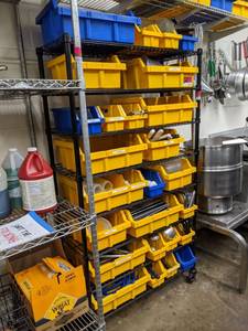 lot 5050 image: Shelving, Contents Not Included, Buyer Responsible For Removal