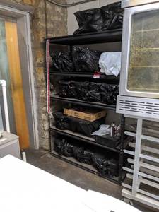 lot 5056 image: Shelving, Contents Not Included, Buyer Responsible For Removal