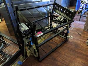 lot 5121 image: Bag In A Box Rack With Flojet Pumps Model T5000140