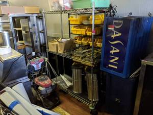 lot 5137 image: Shelving, Contents Not Included, Buyer Responsible For Removal