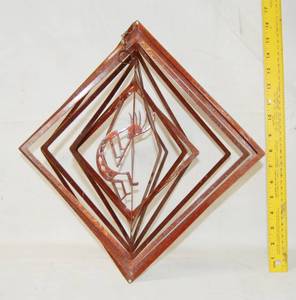 lot 6989 image: Indian Outside Wind Hanger  (It Twirls)    Very Cool