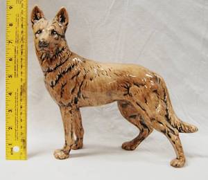 lot 2891 image: German Shepherd Figurine Collectible