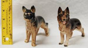 lot 2905 image: 2 German Shepherd Collectible Figurines