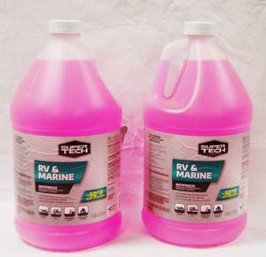 lot 2934 image: 2 Full Containers of Super Tech RV & Marine Antifreeze, -50 Burst Protection