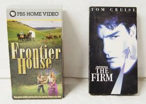 lot 2956 image: 2 VHS Movies (Frontier House and The Firm)
