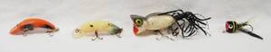 lot 2975 image: Lot of 4 Fishing Lures