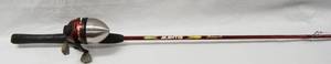 lot 2981 image: Rod and (Mantis Shakespeare) Reel Fishing Pole Combo