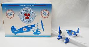 lot 4573 image: Limited Edition, Mid-AtlanticAir Museum Airplane, with Coin Bank, (Die-Cast Metal)