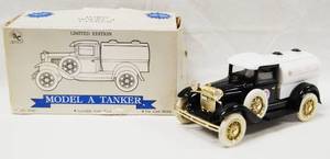lot 4594 image: Limited Edition Model A Tanker Truck, Lockable Coin Bank, (Die-Cast Metal)