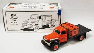 lot 4624 image: Limited Edition 1951 Ford F-6 Half Rack Stake Truck