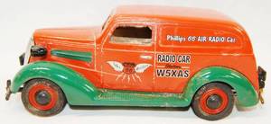 lot 4546 image: Limited Edition Phillips 66 Air Radio Car, Coin Bank wKey