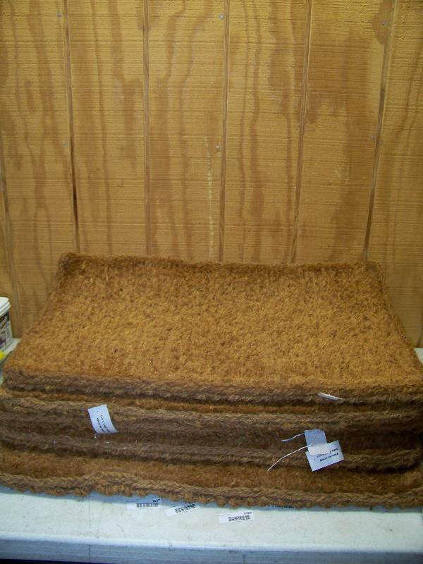 lot 1030 image: Lot of 5 Coir Fiber Mats