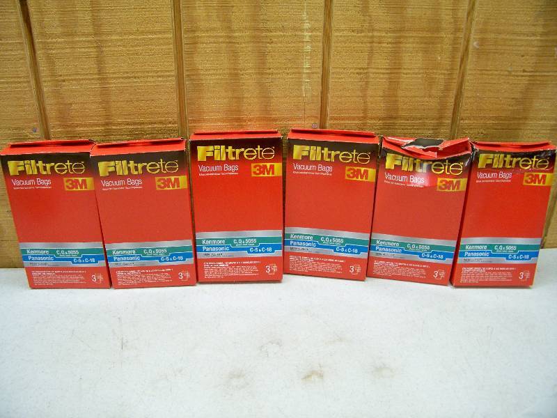 lot 1090 image: 6 Boxes Filtrete Vacuum Cleaner Bags