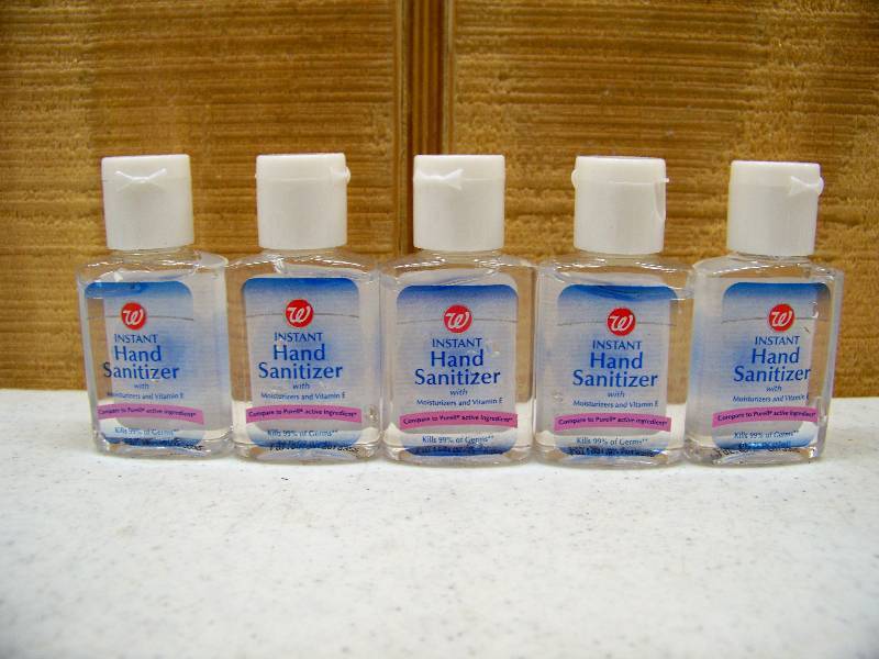 lot 1199 image: Case of 100 Bottles Walgreens Hand Sanitizer