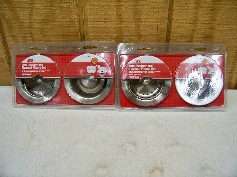 lot 1284 image: Ace Sink Strainer and Disposal Flange Sets