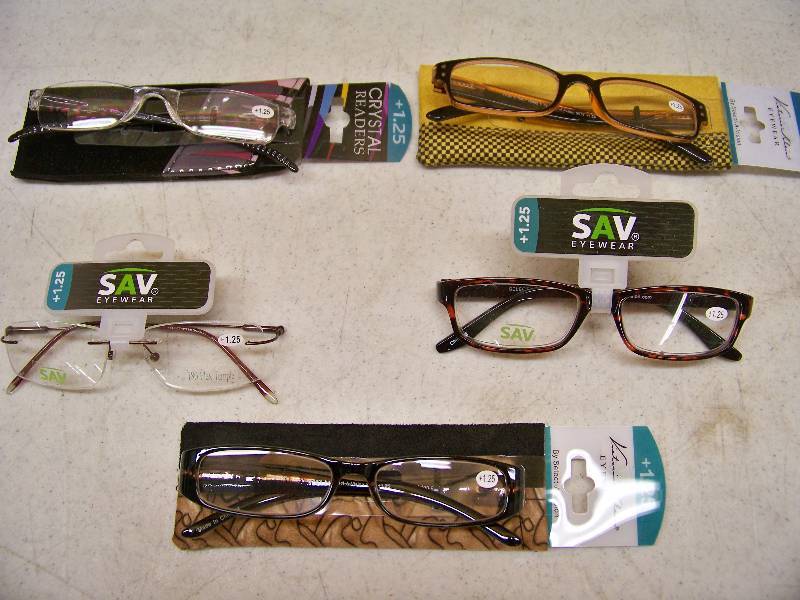 lot 1317 image: 5 Pair Reading Glasses