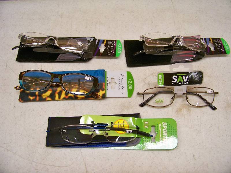 lot 1323 image: 5 Pair Reading Glasses