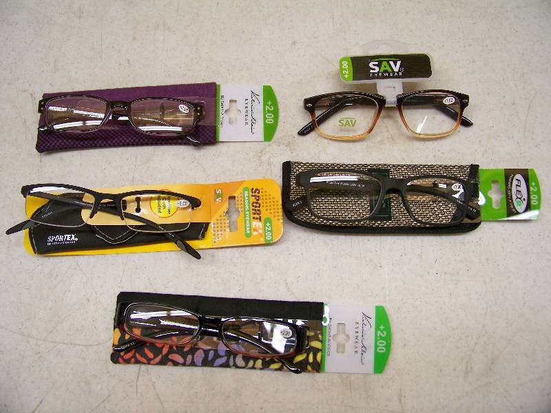 lot 1324 image: 5 Pair Reading Glasses
