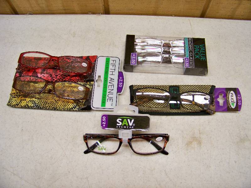 lot 1325 image: 7 Pair Reading Glasses