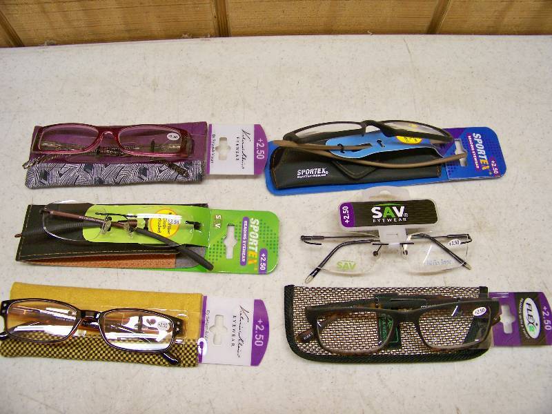 lot 1326 image: 6 Pair Reading Glasses