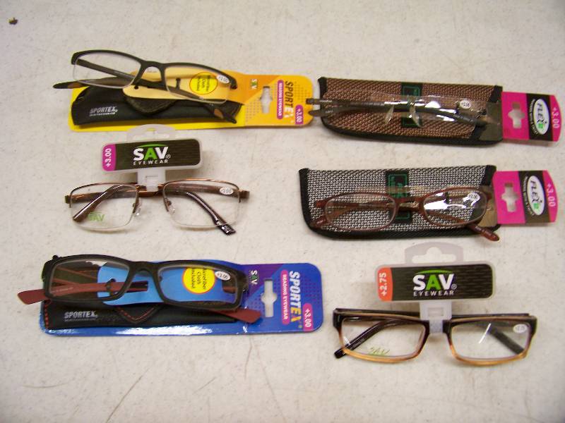 lot 1328 image: 6 Pair Reading Glasses