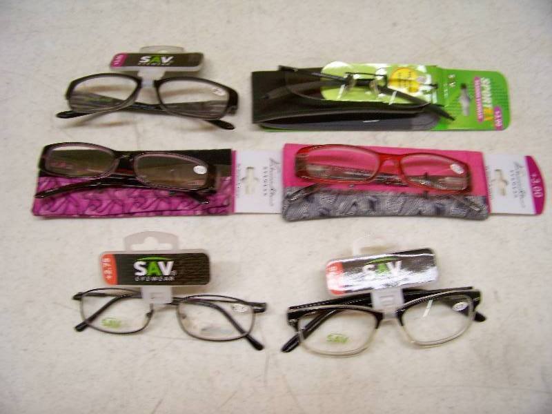 lot 1329 image: 6 Pair Reading Glasses