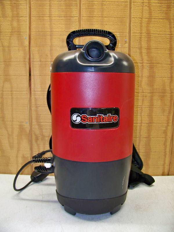 lot 1310 image: Sanitaire Back Pack Vacuum