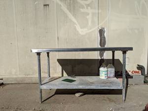 lot 3508 image: Stainless Steel Prep Table