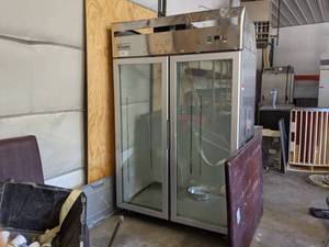 lot 3527 image: Supera Freezer On Casters Model GF2R-1