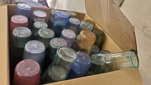 lot 3547 image: Box Full Of Various Plastic Cups