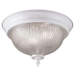 lot 4007 image: Project Source 11-in W White Ceiling Flush Mount