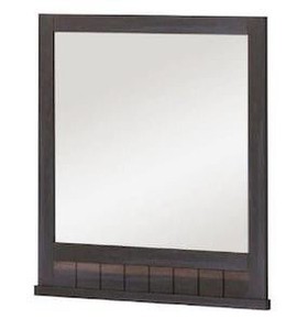 lot 4015 image: Morriston 26-in Brown Rectangular Bathroom Mirror