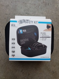 lot 4021 image: Face Eye Protection With Black Case