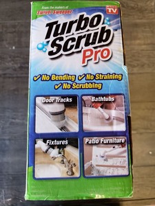 lot 4046 image: Turbo Scrub -360 Cordless, Rechargeable Floor Scrubber And Tile Cleaning Machine
