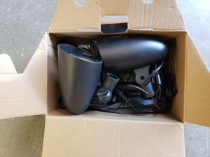 lot 4112 image: (3 Count) Portfolio Black Spotlights Led Solar 25 Lumens