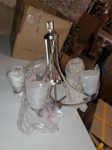 lot 3371 image: 5 Light Chandler
