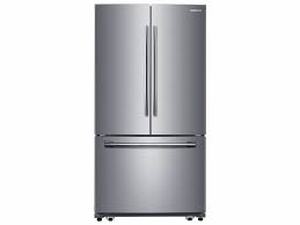 lot 3233 image: Samsung RF261BEAESR 36 Inch French Door Refrigerator