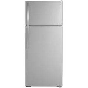 lot 3241 image: GE GTS18GSNDRSS top-mount refrigerator
