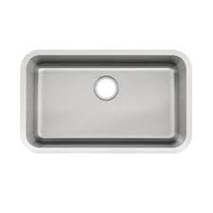 lot 3292 image: Mirabelle MIRUC309 Stainless Steel 30 Single Basin Stainless Steel Kitchen Sink